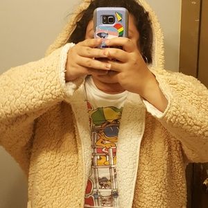 REVERSIBLE TEDDY BEAR JACKET